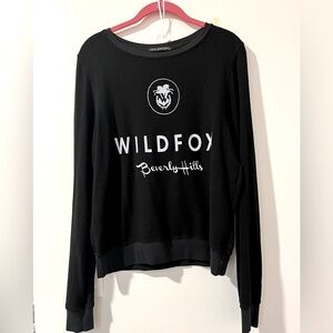 Wildfox Beverly Hills Black Sweatshirt Sz. S *EUC* MSRP: $128+tax